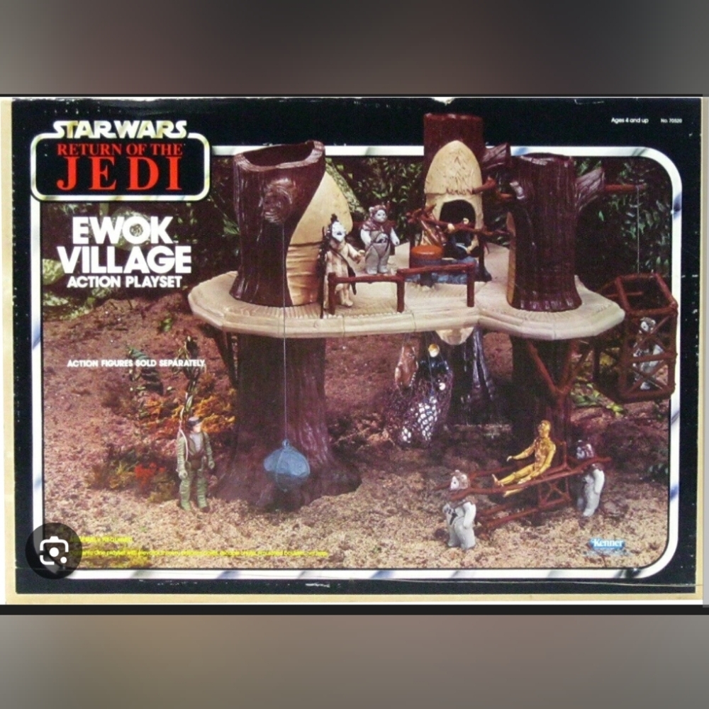 Vintage Star Wars Ewok Village